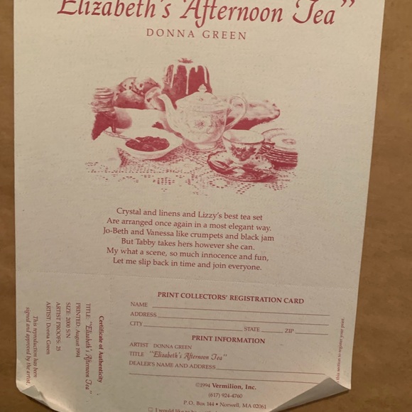 Donna Green signed and numbered - Picture 5 of 5